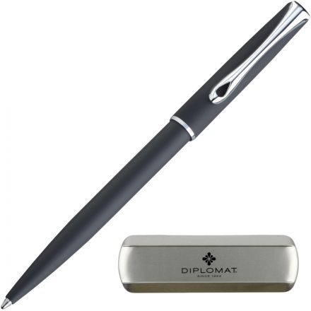 Ручка шариковая автоматическая DIPLOMAT Traveller lapis blackсинийD20000817 Ручка шариковая автоматическая DIPLOMAT Traveller lapis blackсинийD20000817