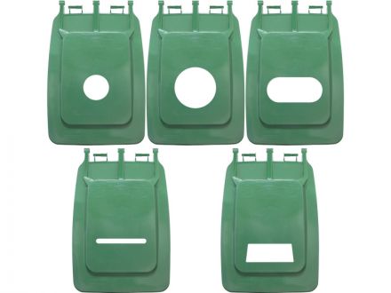 Мусорный контейнер 360л.  зелёный