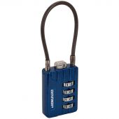 Замок навесной кодовый_УЗК Аллюр ВС1КТ-30/3 (H2) (30xd=3) цинк син.(тросик)