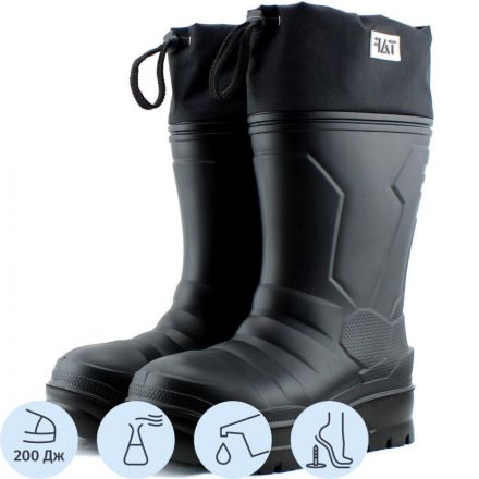 Сапоги Д353-КЩСНУ FS IceLand ЭВА с КП и АС ПУ черн с надст утепл (р.37)