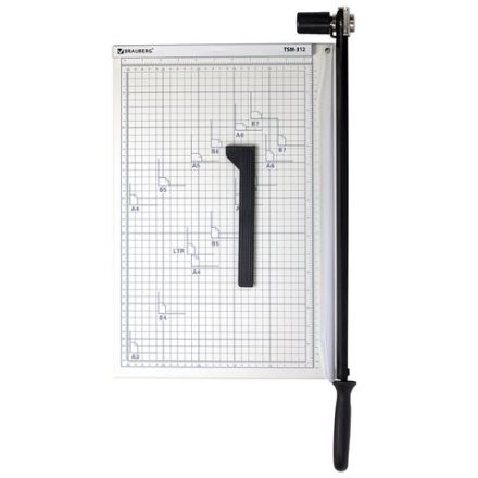 Резак сабельный BRAUBERG KATANA TSM-312, А3, на 12 л., длина реза 440 мм, металлическое основание, защитный экран, 532984