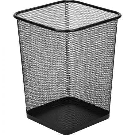 Корзина для мусора Luscan 17 л металл черная