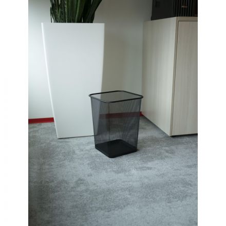 Корзина для мусора Luscan 17 л металл черная