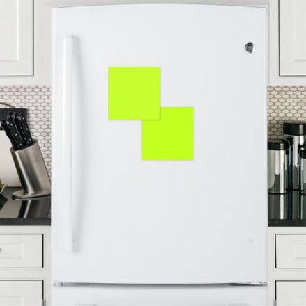 Блок самоклеящийся (стикеры) бесклеевые электростатические BRAUBERG 76х76 мм, 100 листов, желтые, 115210