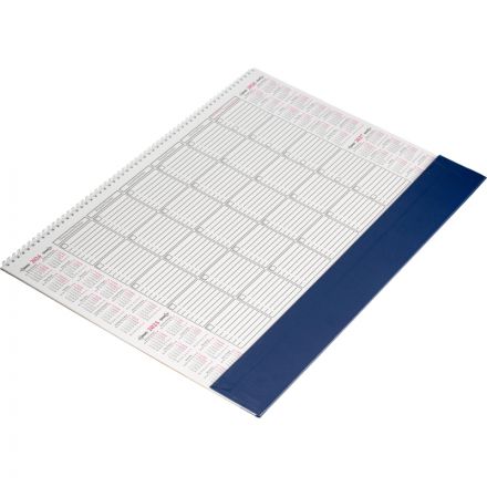 Планинг недатированный Attache картон А3 12 листов синий (490х350 мм)