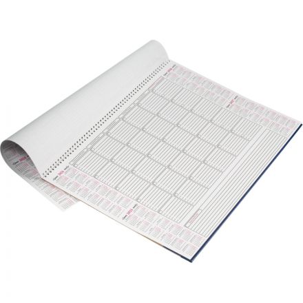 Планинг недатированный Attache картон А3 12 листов синий (490х350 мм)