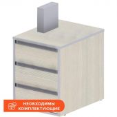 Тумба ED_Vita прист.V-3.1, центр.замок сосна карелия