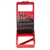 Набор сверл по металлу Matrix 19шт, 1-10мм, HSS, 19шт,цил.хвостовик (72388)