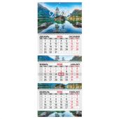 Календарь квартальный 2026 г., 3 блока, 3 гребня, бегунок, мелованная бумага, BRAUBERG EXTRA, "Горное озеро", 116822 Календарь квартальный 2026 г., 3 блока, 3 гребня, бегунок, мелованная бумага, BRAUBERG EXTRA, "Горное озеро", 116822