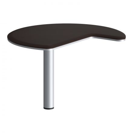 Брифинг приставка DB 110-M.1(R) Венге Магия/Алюминий 1100х1056х750