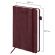 Ежедневник датированный 2026 А5 138x213 мм, BRAUBERG "Wood", под кожу, держатель для ручки, бордо, 117107