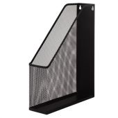 Лоток вертикальный для бумаг BRAUBERG "Germanium" (250х72х315 мм), металлический, черный, 231948 Лоток вертикальный для бумаг BRAUBERG "Germanium" (250х72х315 мм), металлический, черный, 231948