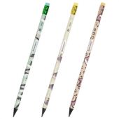 Карандаш чернографитный с принтом кросс-серия МИЛЫЕ КОТЫ, 1 шт., HB, ластик, ассорти, BRAUBERG, 182107 Карандаш чернографитный с принтом кросс-серия МИЛЫЕ КОТЫ, 1 шт., HB, ластик, ассорти, BRAUBERG, 182107