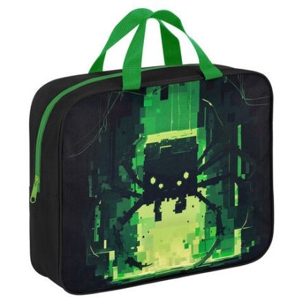 Папка на молнии с ручками BRAUBERG А4, 1 отделение, полиэстер, 80 мм, "Digital spider", 273303 Папка на молнии с ручками BRAUBERG А4, 1 отделение, полиэстер, 80 мм, "Digital spider", 273303