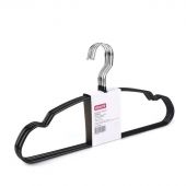 Вешалка-плечики WW_Attache MHT002/MHP049 мет,прям,пок.ПВХ,р48-50 чер УП 5шт