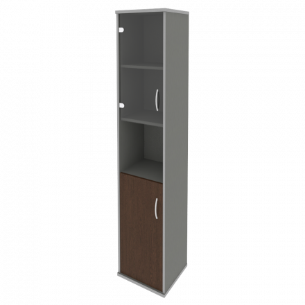 Riva Шкаф высокий узкий левый А.СУ-1.4 (L) Венге металлик 404*365*1980