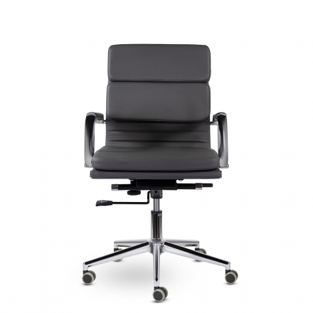 Кресло СН-303 Кайман Трио Н soft хром Ср S-0422 (темно-серый) Кресло СН-303 Кайман Трио Н soft хром Ср S-0422 (темно-серый)