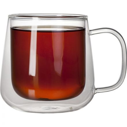 Чашка стеклянная с двойными стенками Glass First, 350мл, 5674 Чашка стеклянная с двойными стенками Glass First, 350мл, 5674
