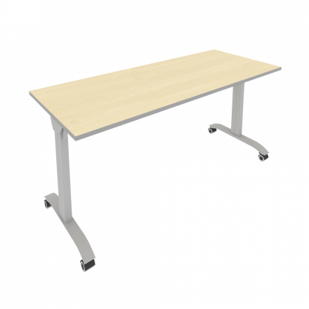 Mobile System Стол складной мобильный СМ-6 Клён кромка металлик/Тёмно-серый металл 1600*650*757 Mobile System Стол складной мобильный СМ-6 Клён кромка металлик/Тёмно-серый металл 1600*650*757