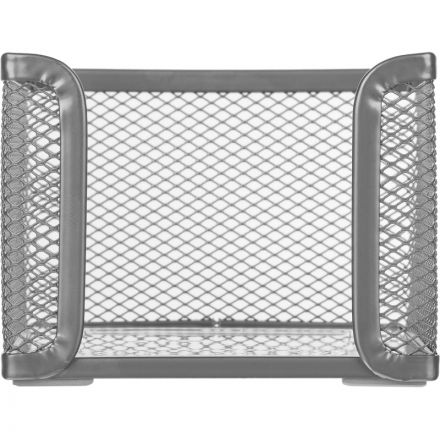 Подставка для блок-кубиков Attache (металлическая сетка, 105x105x78 мм, серебро)