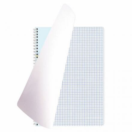 Тетрадь А4, 80 л., BRAUBERG, гребень, клетка, обложка картон, Discover, 404050