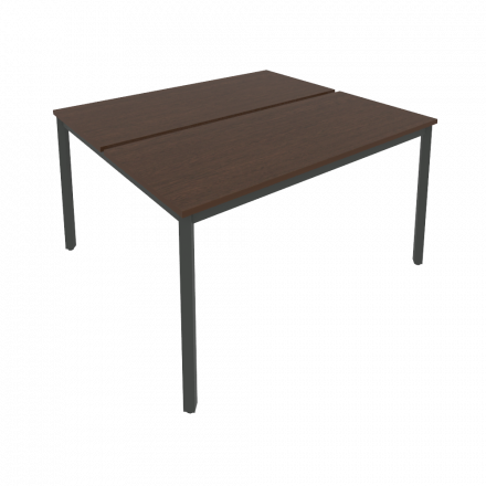 Slim Рабочая станция на металлокаркасе С.СП-5.2 Венге/Антрацит металл 1380*1235*750