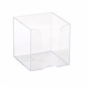 Бокс для бумаги 9х9х9 прозрачный пластик