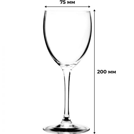 Набор фужеров для вина Luminarc Сигнатюр стекло 350 мл 6 штук в упаковке (артикул производителя J0012)
