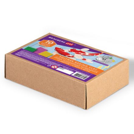 Глина полимерная запекаемая, НАБОР 10 цветов по 20 г, с аксессуарами, в гофрокоробе, BRAUBERG, 271157