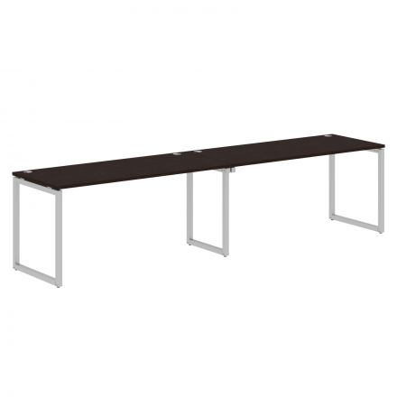 Стол 2-х местный XQWST 3270 Легно темный/Алюминий 3206х700х750 Стол 2-х местный XQWST 3270 Легно темный/Алюминий 3206х700х750