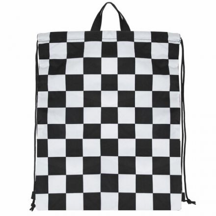 Мешок для обуви BRAUBERG большой удобный с ручкой, 51х41 см, "Black and White", 271595