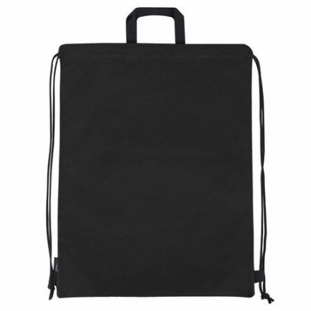 Мешок для обуви BRAUBERG большой удобный с ручкой, 51х41 см, "Black and White", 271595