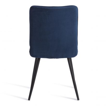 Стул обеденный Bari велюр, 46х55х89, Blue (синий)