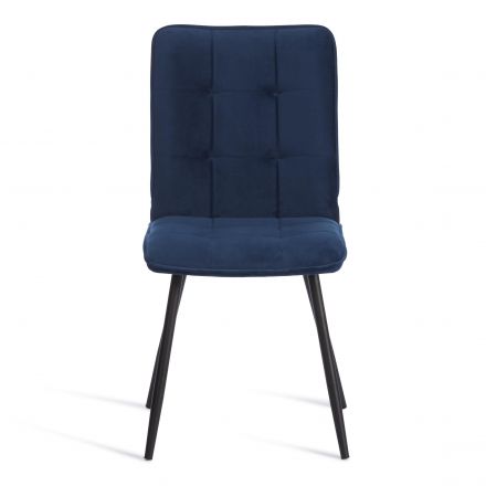 Стул обеденный Bari велюр, 46х55х89, Blue (синий)