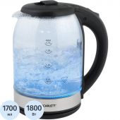 Чайник Scarlett SC-EK27G10, 2200Вт, 1.8л, стекло/сталь