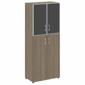 Yalta Шкаф LT.ST-1.7 R black Вяз/Стекло black 800*450*1987