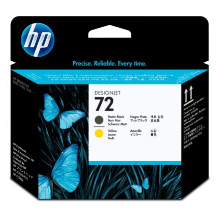 Головка печатающая HP 72 C9384A желтая и матовая черная