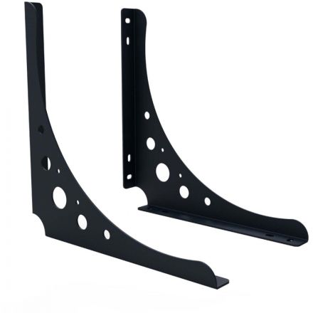 Кронштейн РЭ_набор д/полки, S250B, 250х250мм, черный (701052)