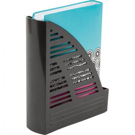 Вертикальный накопитель Attache 70мм (65) черный