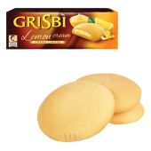 Печенье песочное GRISBI "Limone" с лимонным кремом 135 г, ИТАЛИЯ, 21202