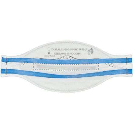 Респиратор трехпанельный О2 3111 FFP1 NRD с клапаном, 10шт/уп