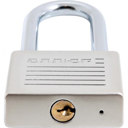 Замок навесной УЗК_Аллюр ВС1Ч-060Д(60хd=9,8х66)чугун(16838)хром(дл.дуж/4кл)