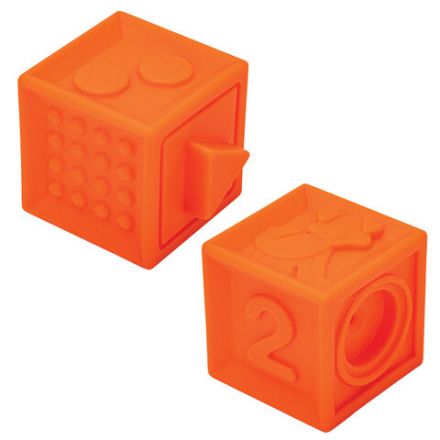 Тактильные кубики, сенсорные игрушки развивающие с функцией сортера, ЭКО, 10 штук, ЮНЛАНДИЯ, 664703