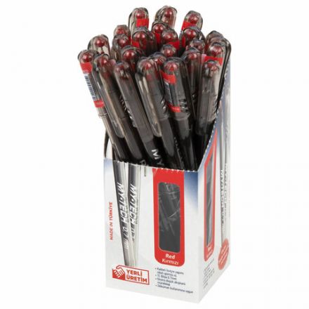 Ручка шариковая масляная PENSAN "My-Tech", КРАСНАЯ, игольчатый узел 0,7 мм, линия письма 0,35 мм, 2240/25 Ручка шариковая масляная PENSAN "My-Tech", КРАСНАЯ, игольчатый узел 0,7 мм, линия письма 0,35 мм, 2240/25