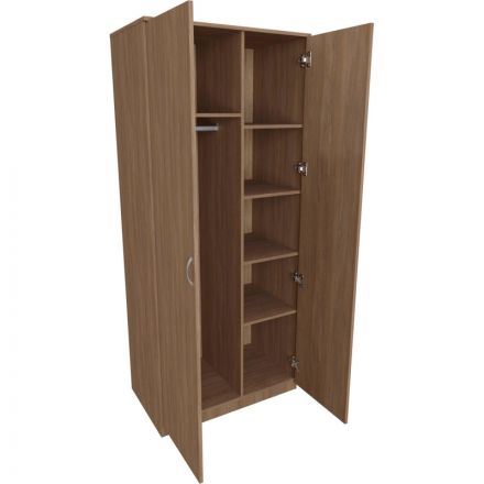 Шкаф для одежды WELL двухств.комб. 860х520х2000мм Дуб Урбан Янтарный К006PW Шкаф для одежды WELL двухств.комб. 860х520х2000мм Дуб Урбан Янтарный К006PW