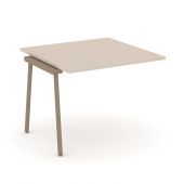 Estetica Проходной наборный элемент переговорного стола ES.NPRG-1.1-P Капучино/Латте металл 980*980*750