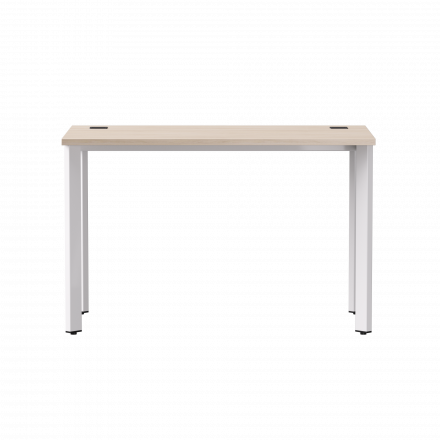Стол прямой Everprof EVO на металлокаркасе 1180х670х755 мм опоры 45гр Дуб Соната/Белый