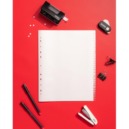 Разделитель листов из прозрач.пласт. с индексами Attache, А4+ цифровой 1-31