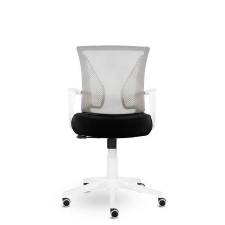 Кресло СН-800 Энжел белый Ср TW-71/Е11-к (серебристый/черный)