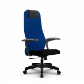 Кресло Метта SU-BU150-10 синее/черное Pl